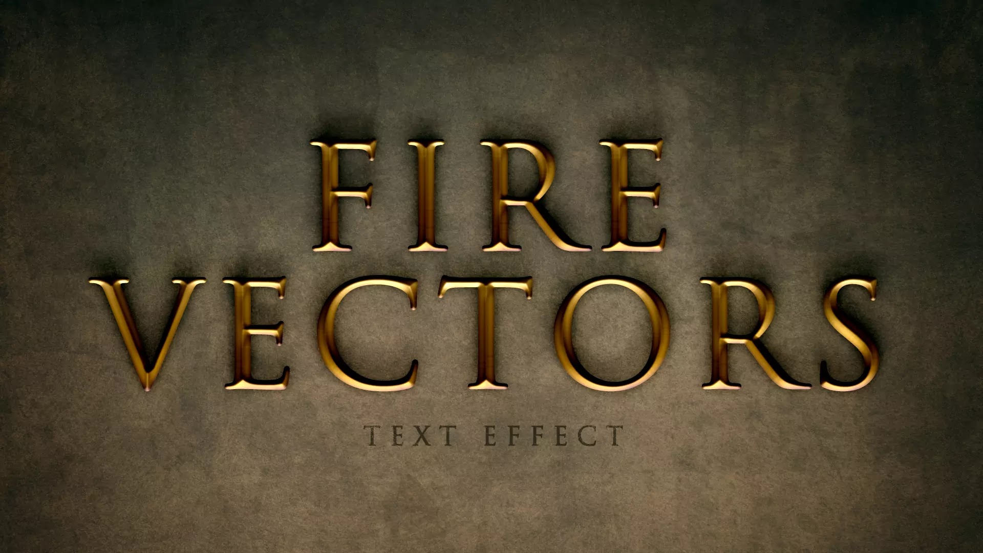 Select the type tool · step 4: . Regal Gold Text Effect Psd