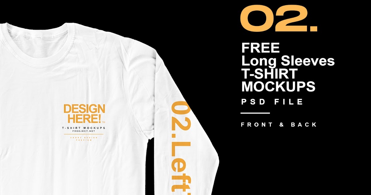 Psd bag & sack mockups template; Free Download Long Sleeves T Shirt Mockups Design Psd File