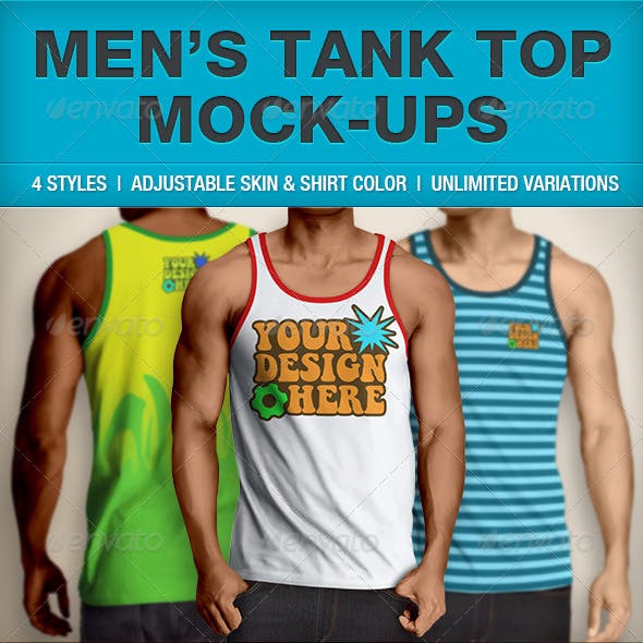 41+ best free tank top mockup psd template for alternative design inspiration: 430 Best Tank Top Mockup Templates Free Premium