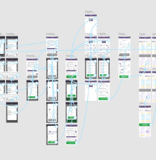 Wireframe merupakan proses membuat kerangka dari suatu produk,. Ux Ui Flyux Thiago Portfolio
