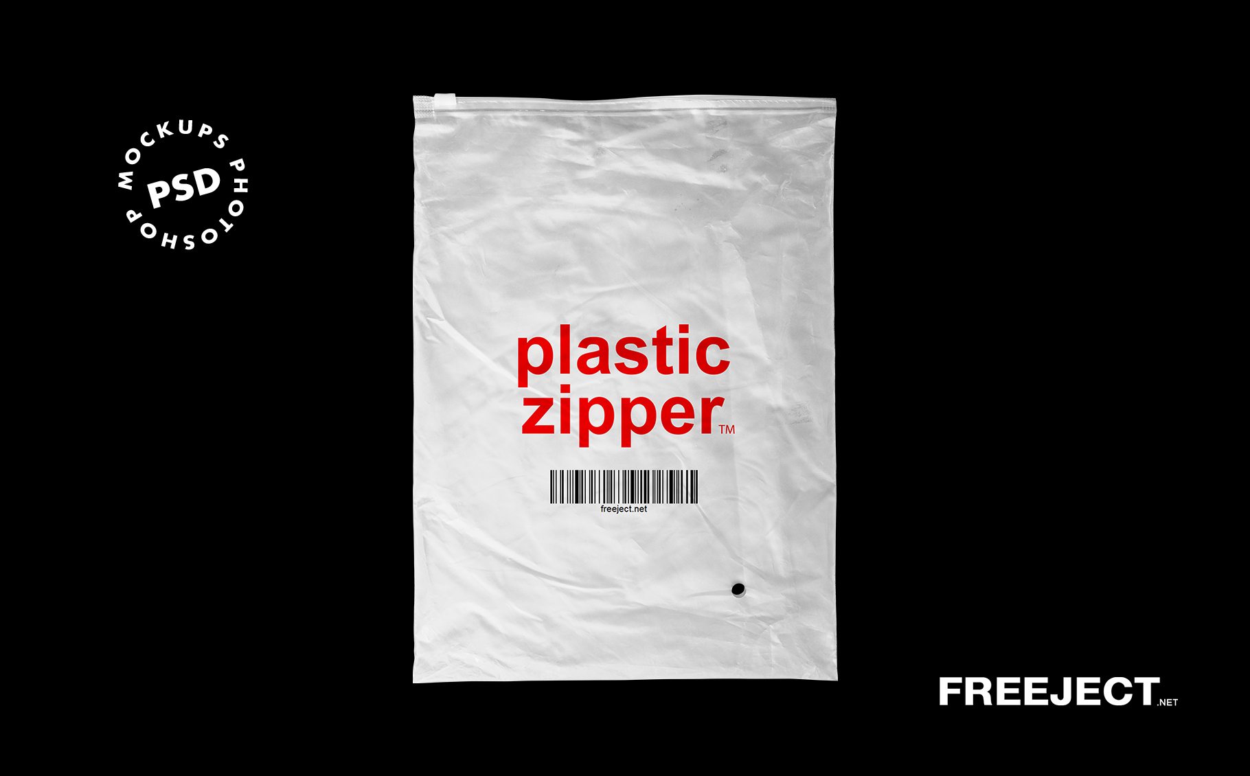 Free plastic album cover mockup! 3 Plastic Zipper Bag Mockups Free Psd File