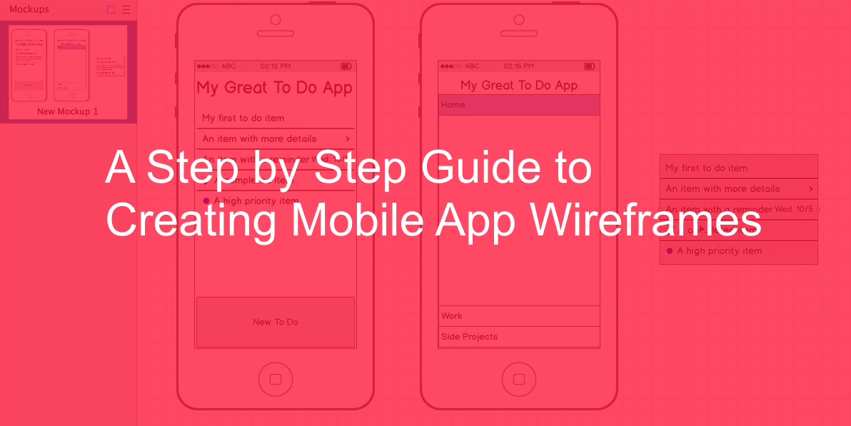Oct 13, 2020 · 3 best free mockup generator tools. A Step By Step Guide To Creating Mobile App Wireframes By Uxplanet Org Ux Planet