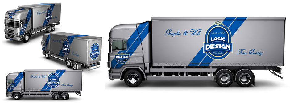 23+ Download Semi Truck Mockup Free&nbsp;Psd