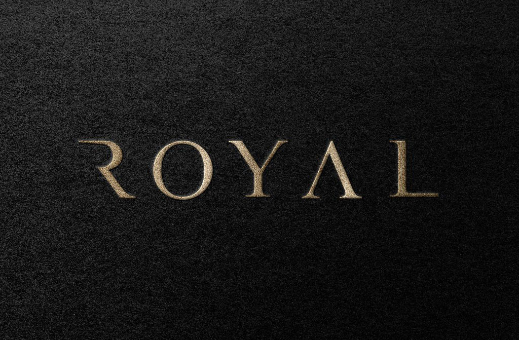 Gold foil free logo mockup presentation template. Free Dark Paper Gold Foil Embossed Logo Mockup 379984274 Ê