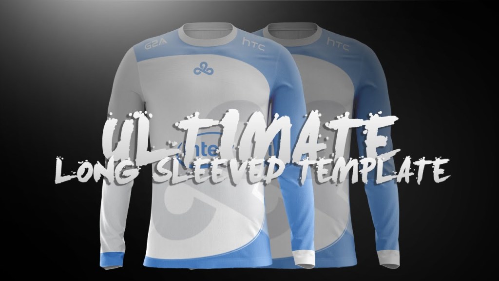 43+ Download Long Sleeve Jersey Template Psd&nbsp;Mockup